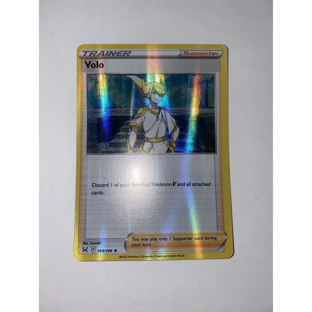 Volo 169/196 HEAVY HOLO BLEED ERROR Rare Lost Origin damaged DMG HP